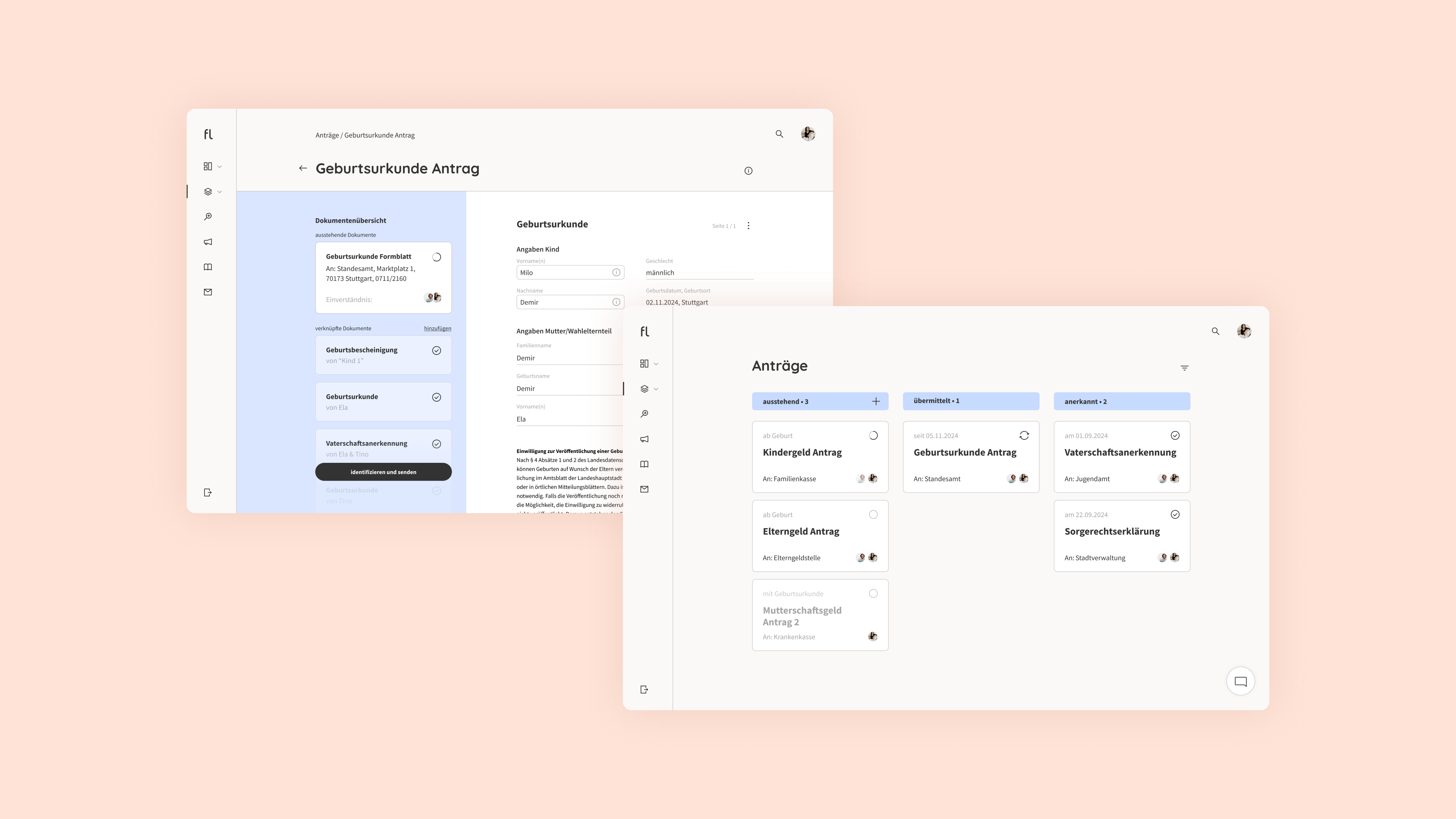 Einfaches Beantragen von administrativen Anträgen