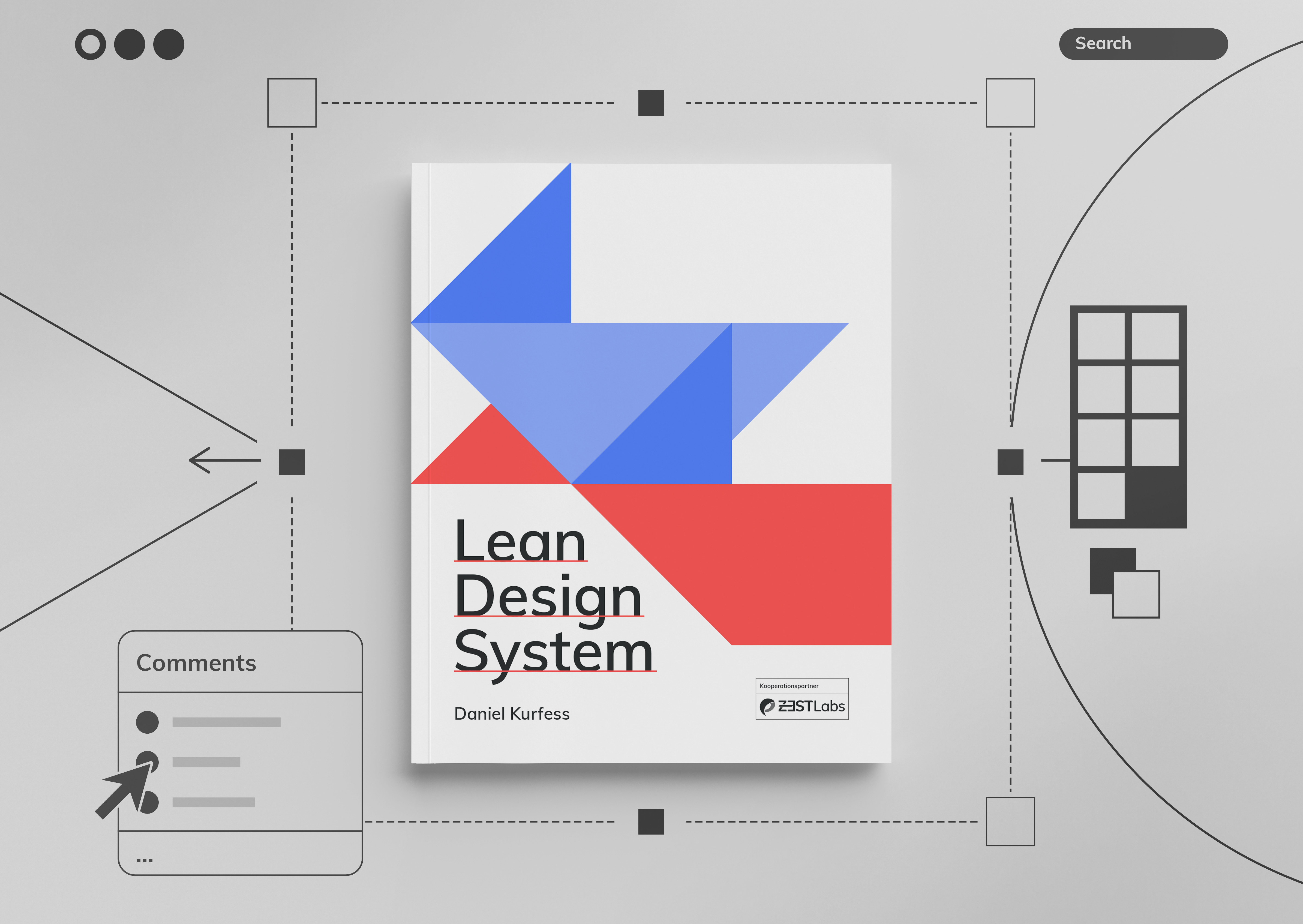 Lean Design System thesis mockup