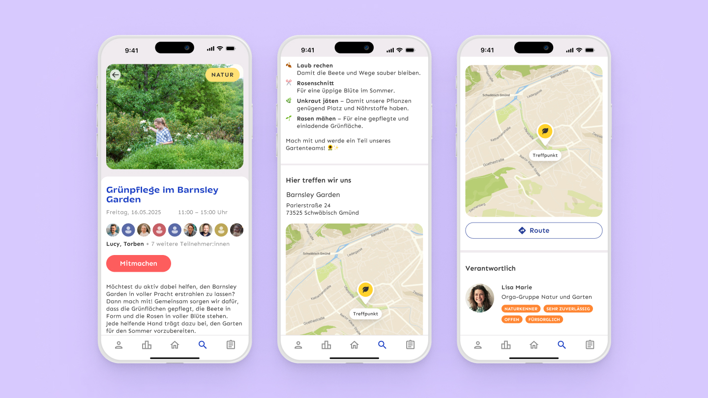 activity in detail in the mitMensch app