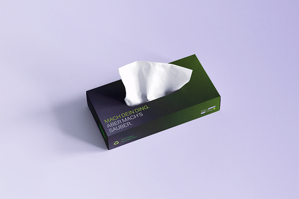 Bild, das eine gebrandete Kosmetikt&uuml;cherbox zeigt.