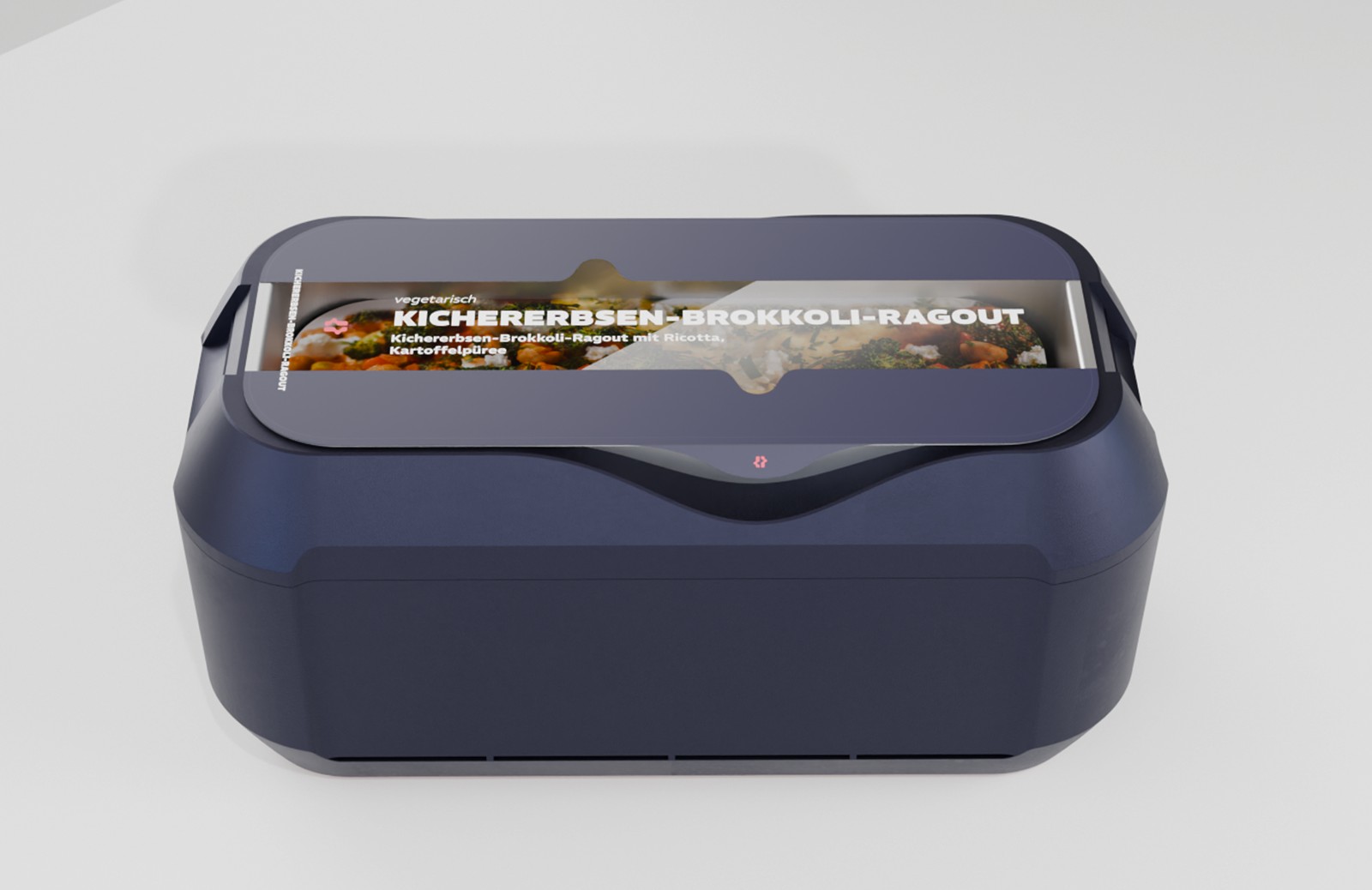 offene Kochbox  mit verschweißter Essensschale