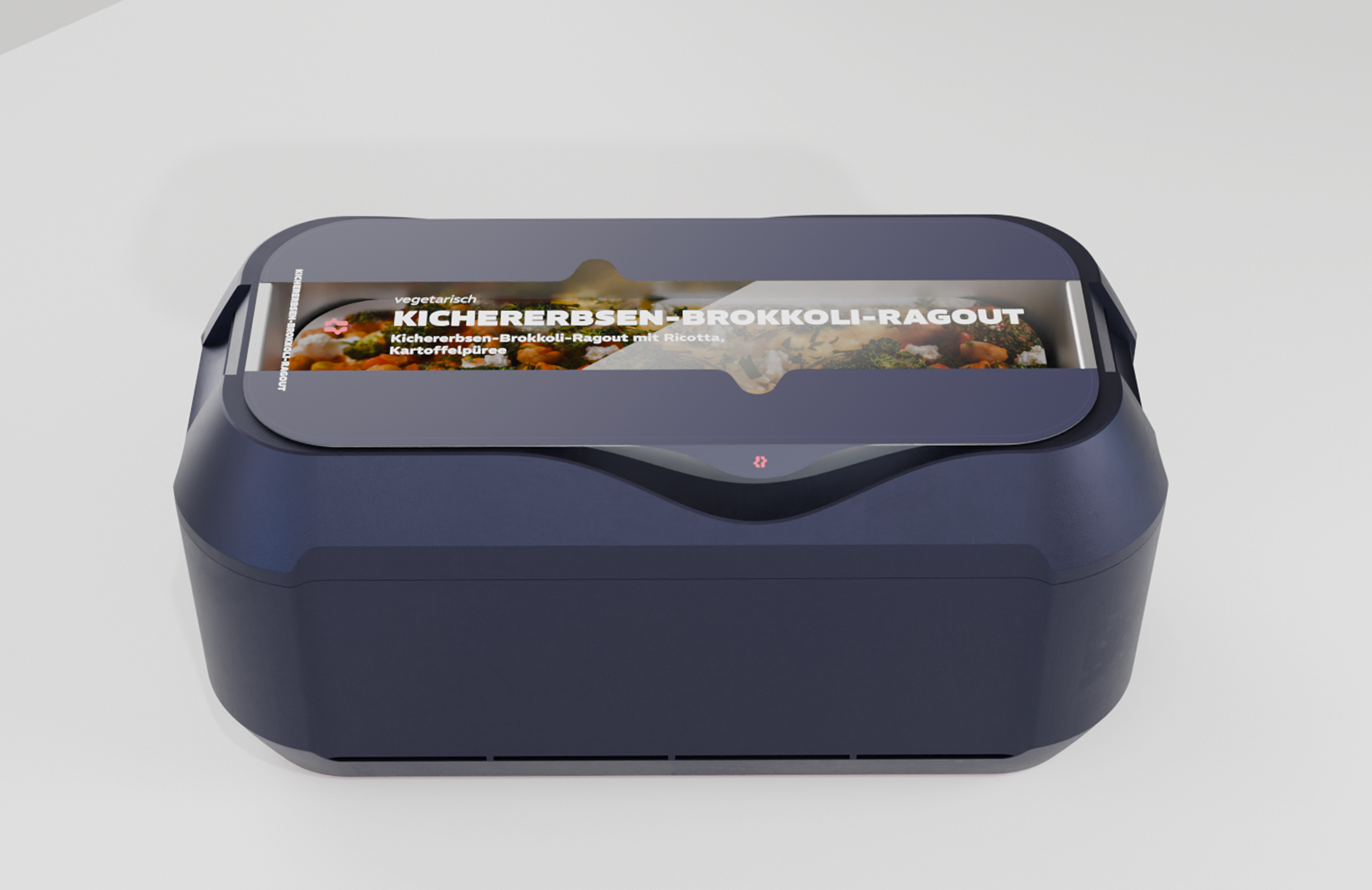 offene Kochbox  mit verschweißter Essensschale